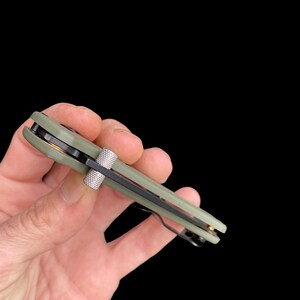 Fits Benchmade Knife Models Double TITANIUM Super Grip Thumb Stud - Benchmade Replacement Custom Knife Thumb Stud Upgrades - 1x Thumb Stud