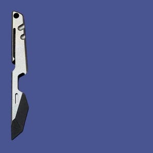 SLIM-BOY XL Multi Tool Pry Bar • Heavy Duty Titanium • Box Cutter Bottle Opener Pocket Tool Lanyard Hole Crowbar Pocket Slip Carry 3.5”x.50”