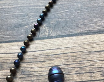 Titanium Purple/Blue Mini Lanyard Bead