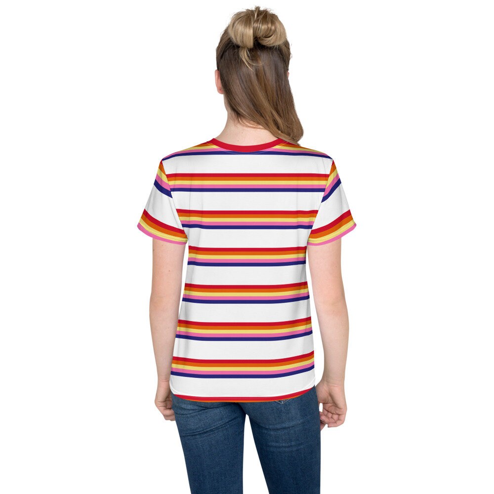 Max Stranger Things Striped Girl's T 
