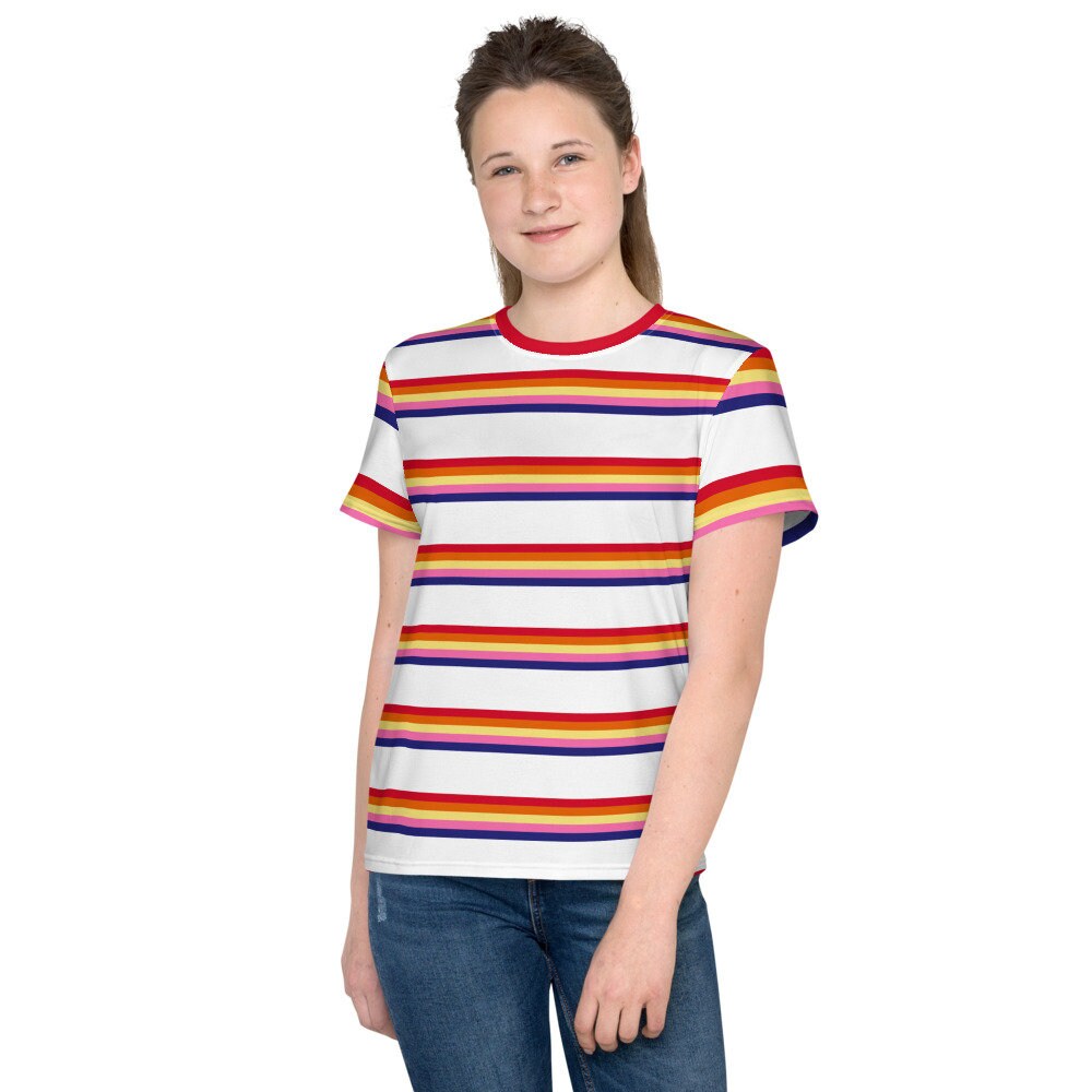 Max Stranger Things Striped Girl S T Shirt Mad Max Youth Etsy