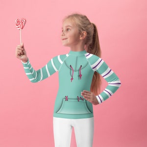 Vanellope Real Racer Long Sleeve Shirt Sugar Rush Top Girl&#39;s Disney Costume Kids Youth Wreck It Ralph Von Schweetz Cosplay