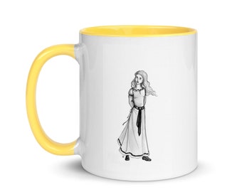 Mug with Color Inside - Brandi & Quote