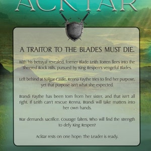 Defy The Blades of Acktar Book 3 Signed Book image 6