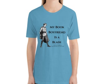 Short-Sleeve Unisex T-Shirt - Book Boyfriend Leith - Sizes XL-4XL