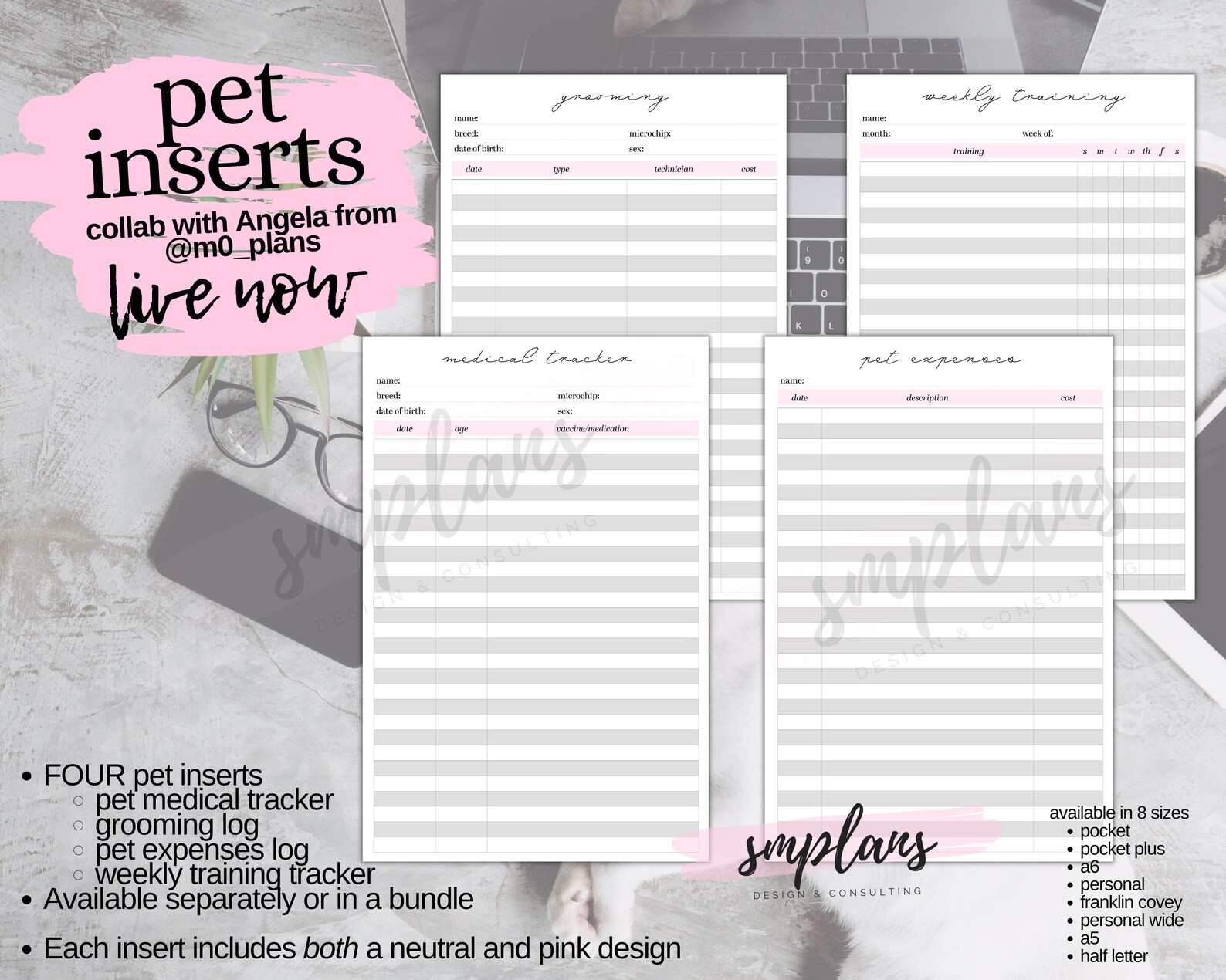 Pet Expense Tracker Budget Finance New Puppy Expenses Etsy