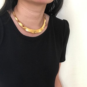 Vintage Monet Gold Choker