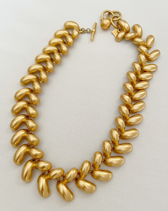 Vintage Anne Klein Chunky Statement Necklace - image 4