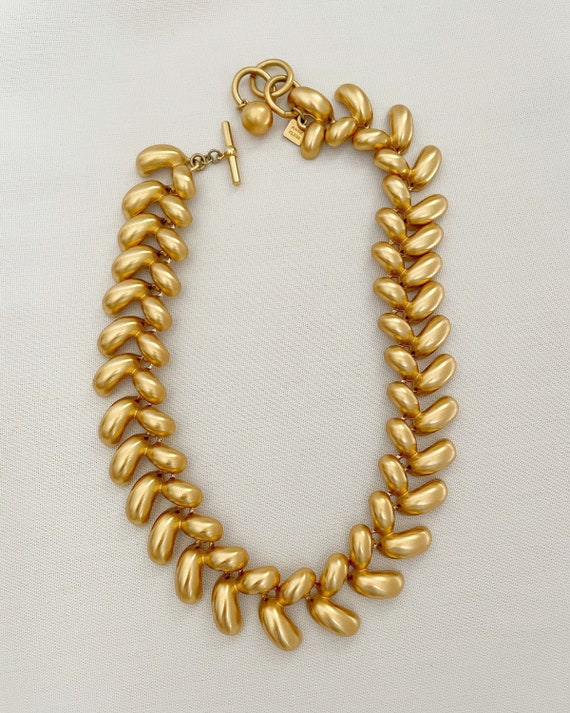 Vintage Anne Klein Chunky Statement Necklace - image 1