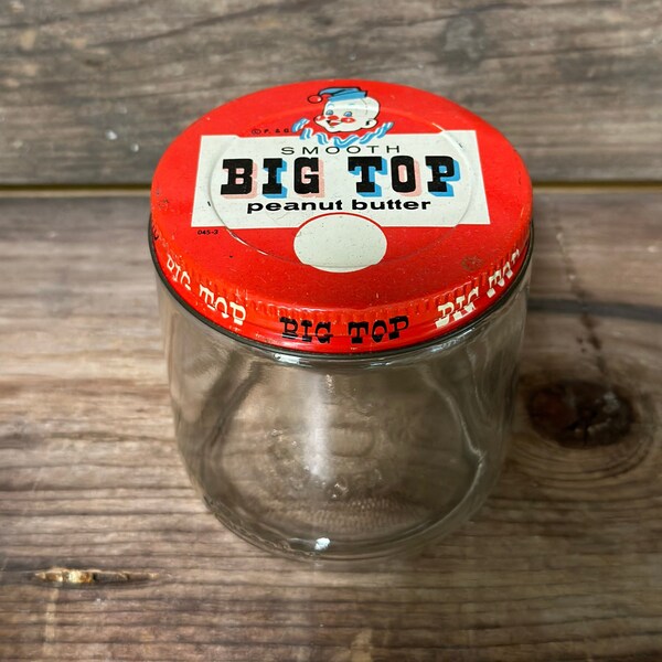 Vintage Peanut Butter Jar Etsy