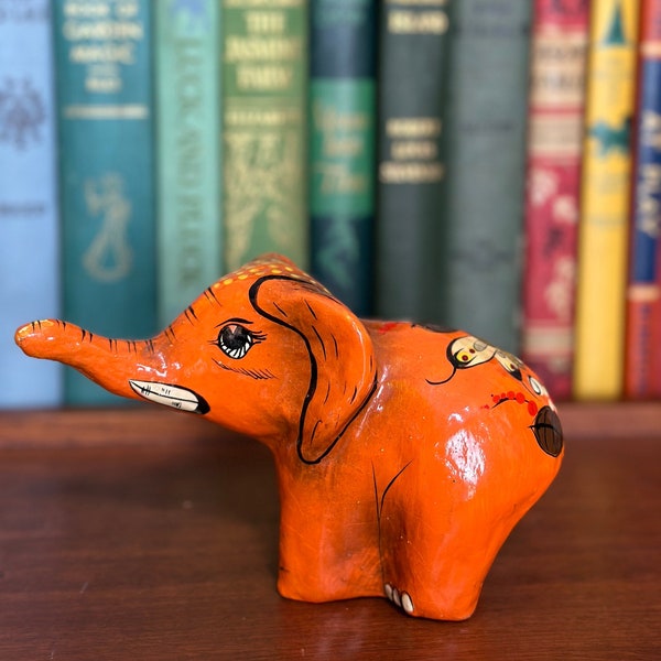 Éléphant mexicain en papier mâché Jalisco