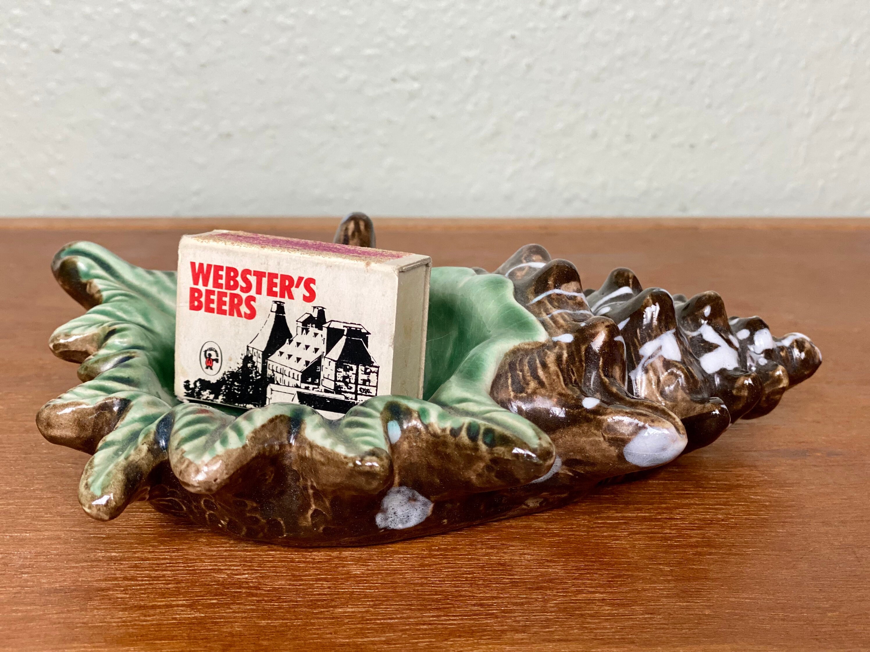 Vintage Seashell Ashtray Conch Ashtray Made in Japan Etsy