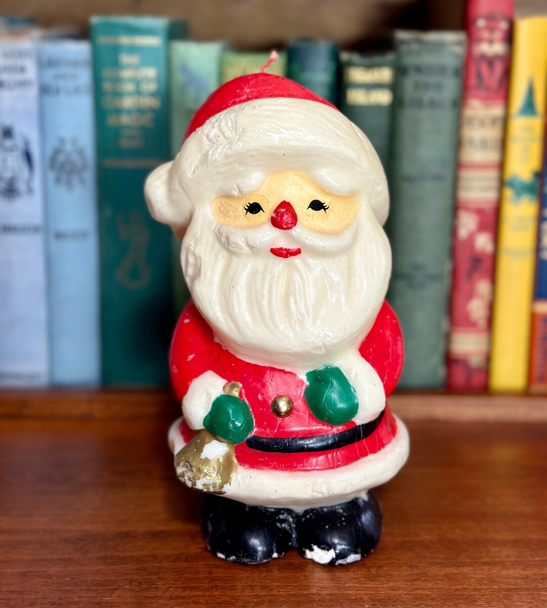 1970s Vintage Santa Candle Vintage Christmas Candle Etsy