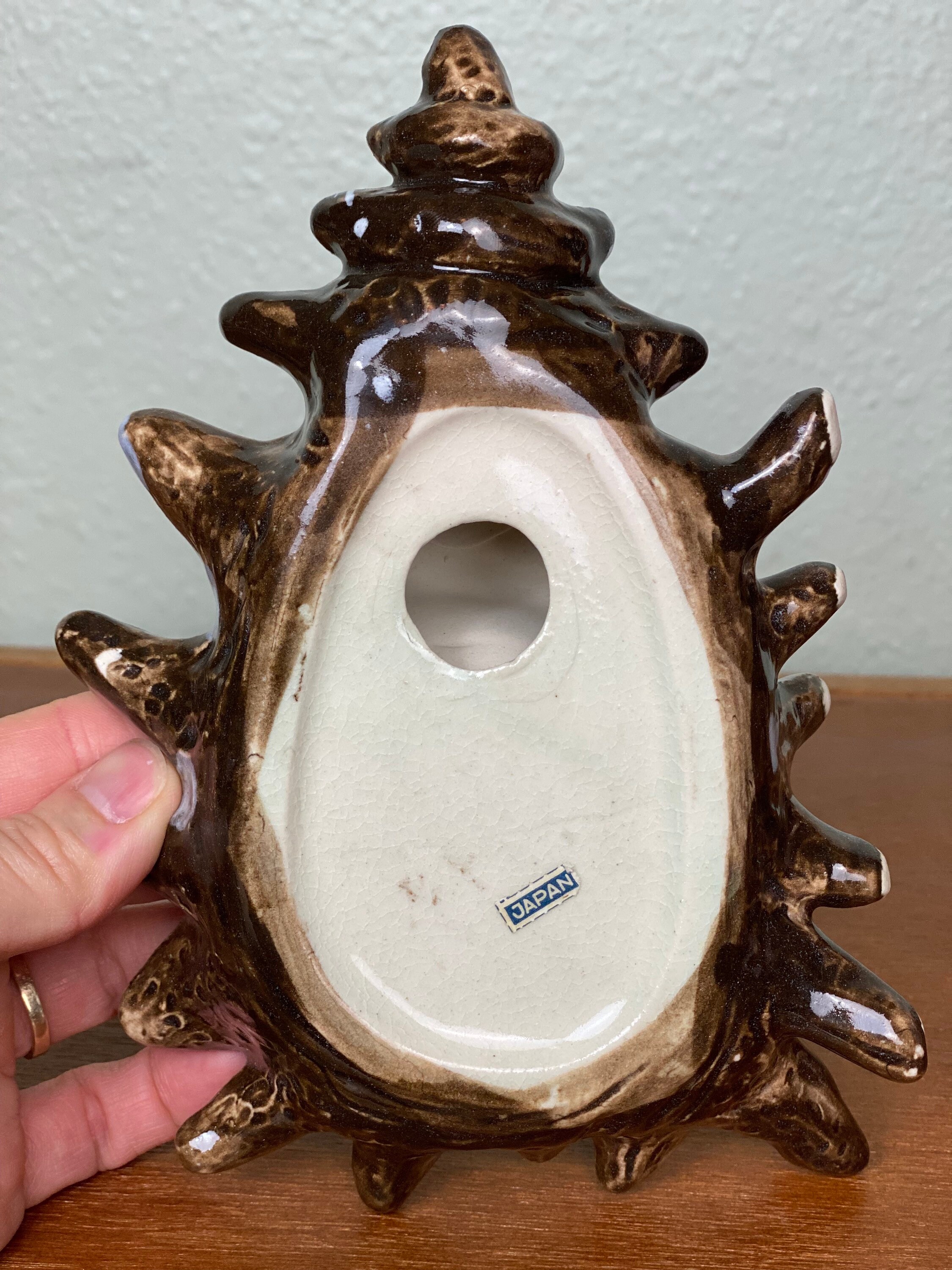 Vintage Seashell Ashtray Conch Ashtray Made in Japan Etsy