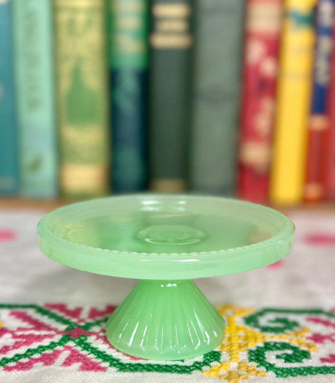 Miniature Jadeite Platter Jadeite Cupcake Platter Easter Etsy