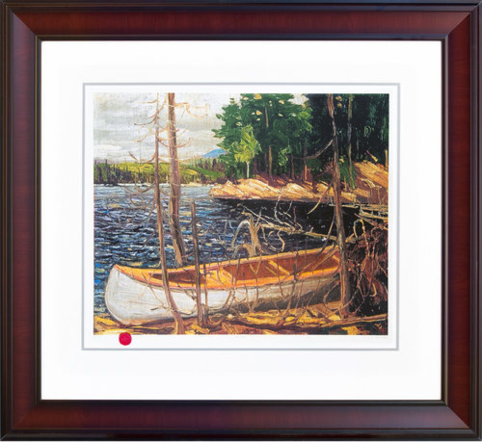 Tom Thomson The Canoe limited edition Framed Etsy