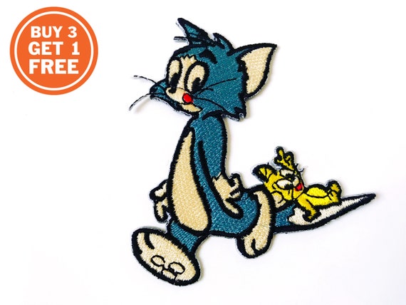 Tom Jerry Funny Cartoon Movies Embroidered Iron On Patch Heat Seal Applique Sew On Patches Wholesale Price By Tygathai Brand