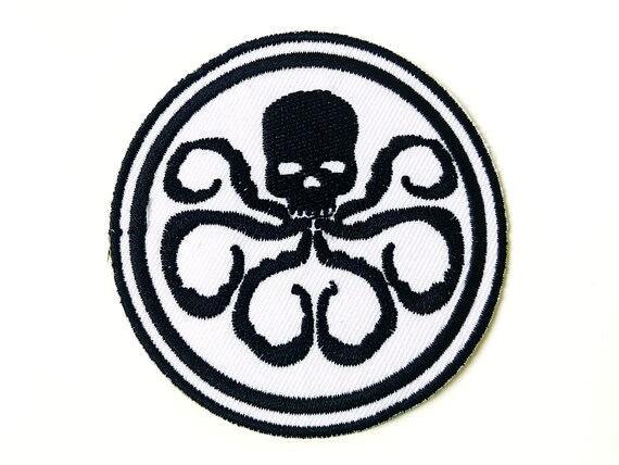 Octopus Patch Embroidered Badge Iron On Sew On Emblem Octopus Patch Embroidered Badge Iron On Sew On Emblem