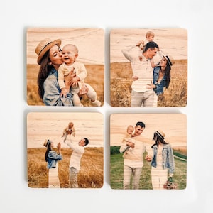 Personalized Photo Magnet, Fridge Magnets, Photo Print, Custom Wood ...