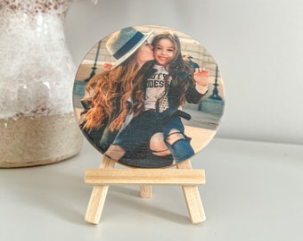 Rustic Wood Photo Gift, Personalized Keepsake, Mother's Day Gift