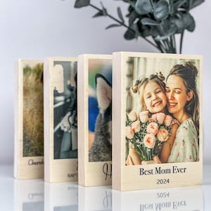 Personalized Wood Photo Frame, Custom Photo Gift