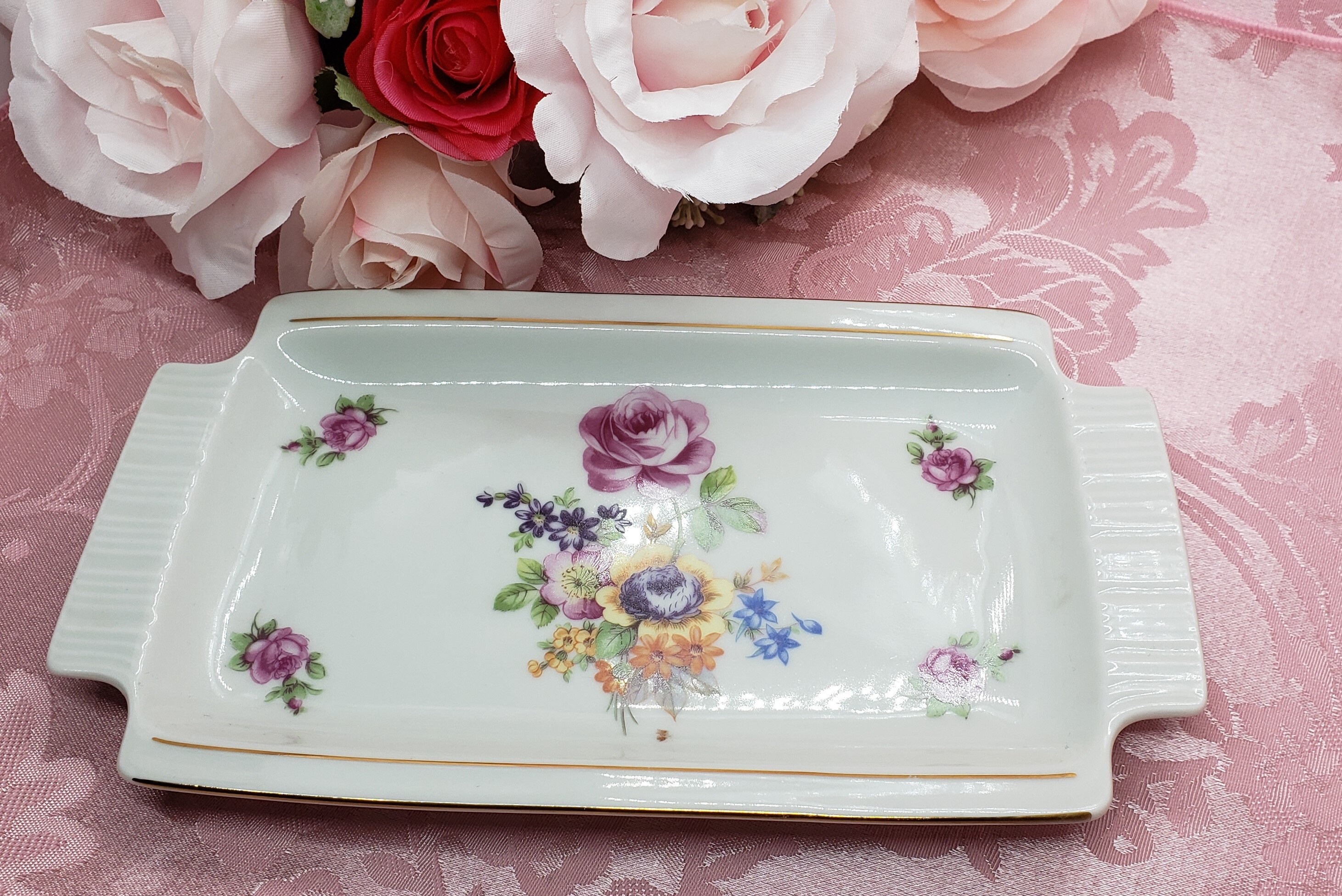 Vintage Serving Plate Made in German Democratic Republic Etsy Canada