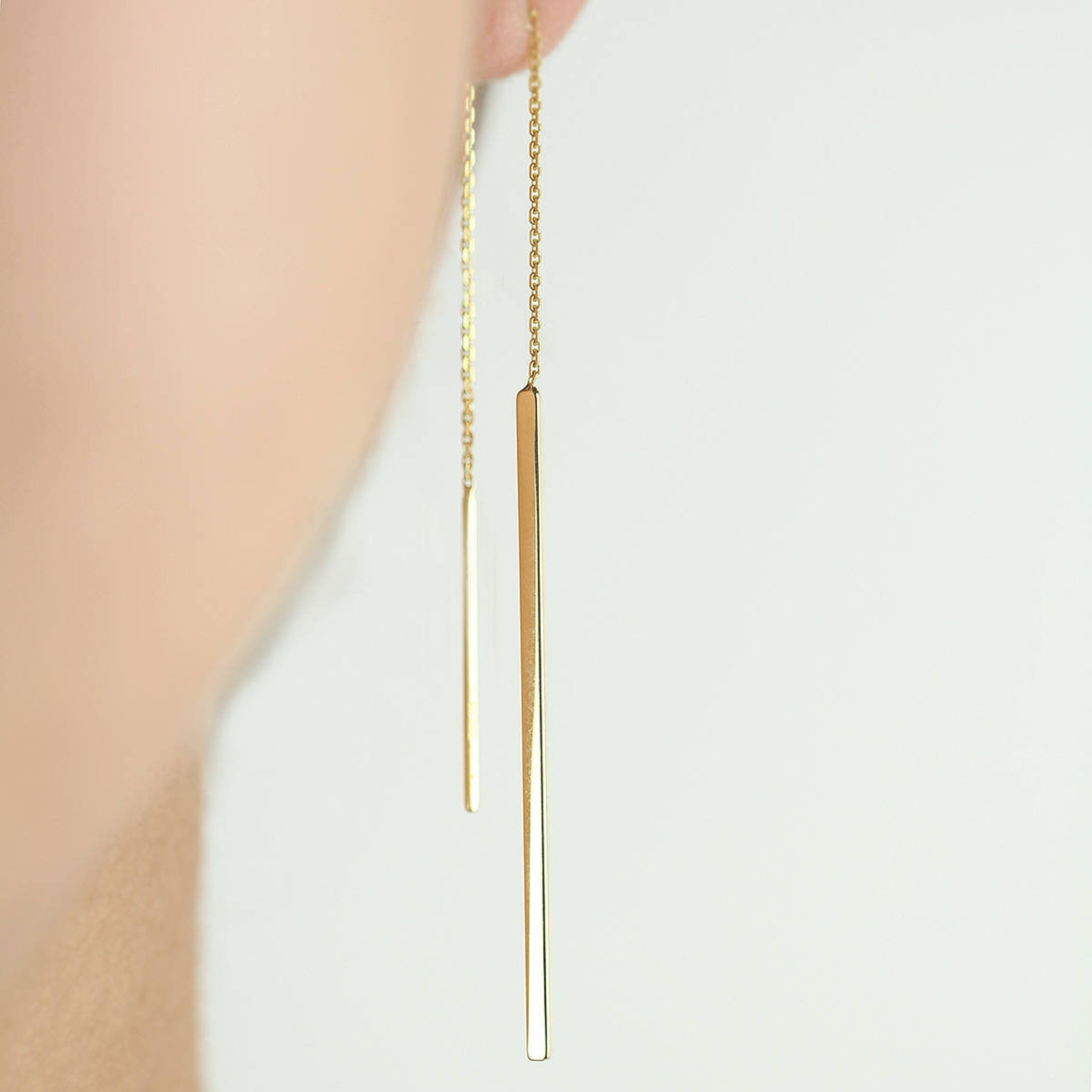 Drop Earrings Dangle Earring Minimalist Drop Earrings Etsy