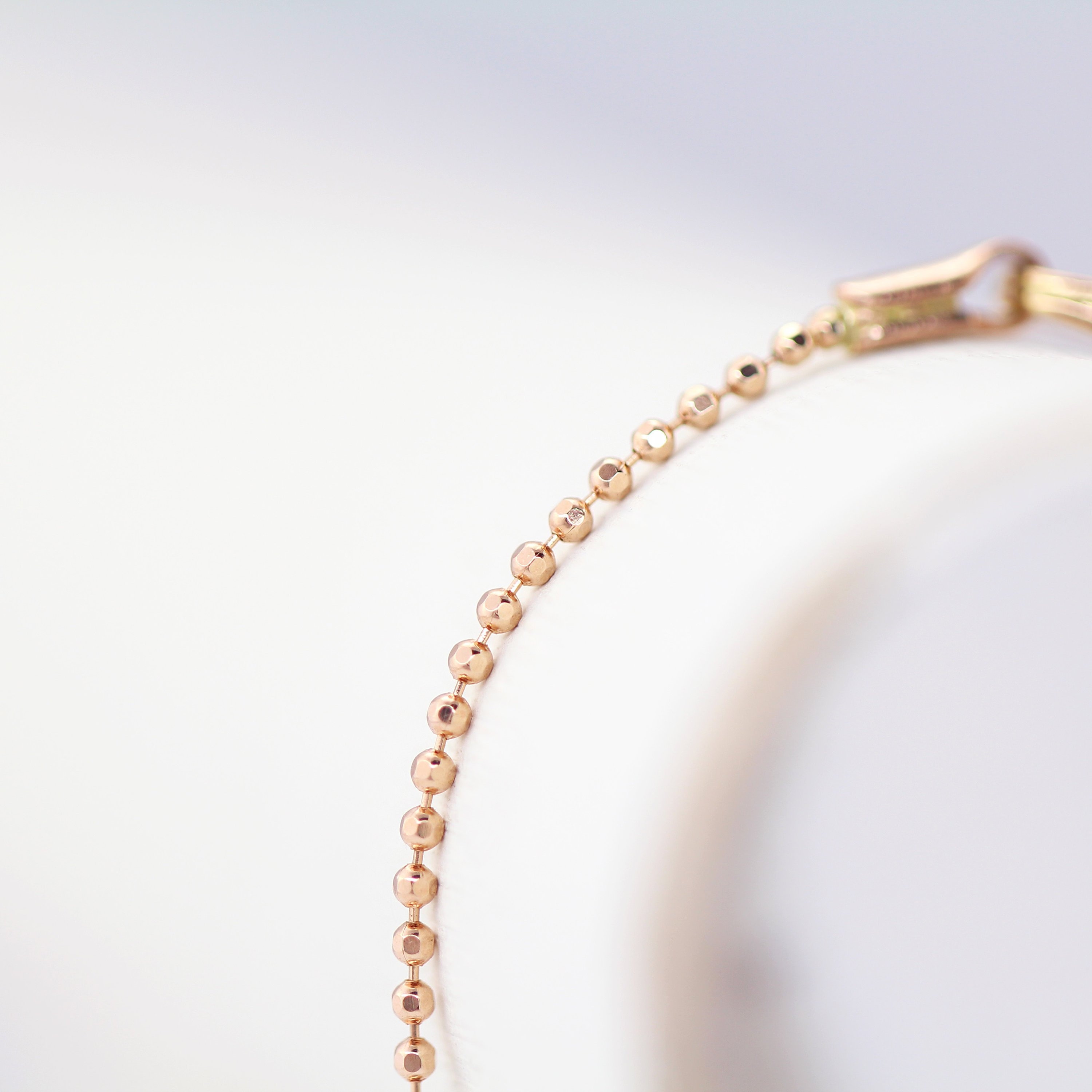 Petite Gold Ball Chain Bracelet main image 1