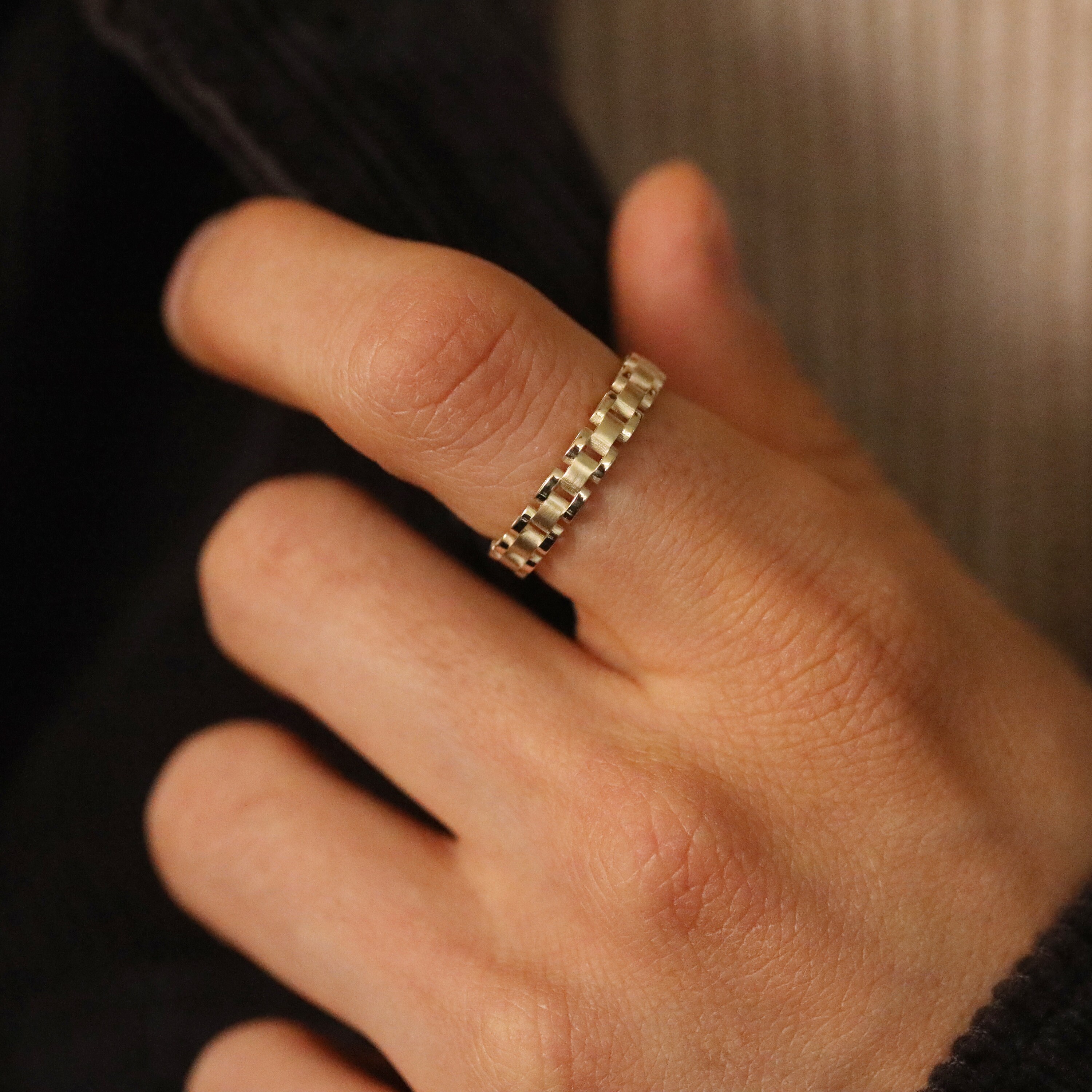 Rolex chain hotsell ring