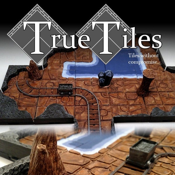 Dungeon Tiles - TrueTiles Caverns Expansion Pack 2 / Fantasy / DnD / D&D /  Pathfinder / Terrain / Hero's Hoard
