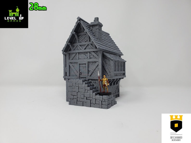 Download Big Civilian House 1 Fantasy Dnd D D 40k Pathfinder Terrain 3d Layered Scenery Games Puzzles Toys Games Aloli Ru
