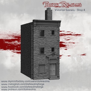 Victorian Shop 4 / Fantasy / DnD / D&D /  Pathfinder / Terrain / Dark Realms