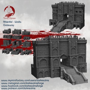 Arkenfel Gate / Fantasy / DnD / D&D /  Pathfinder / Terrain / Dark Realms