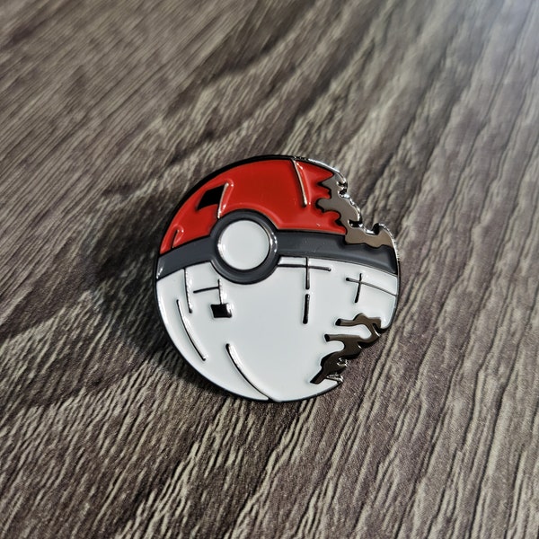 Poke-Ball Deathstar Pin // Pokemon