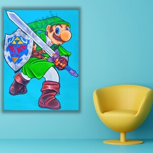 Vibrant Printable Wall Art - Unique Fanart Digital Download - Instant PNG - Dortoir, Accueil, Chambre d’enfant, Salle de jeux - Cartoon Fanart - Fichier bonus