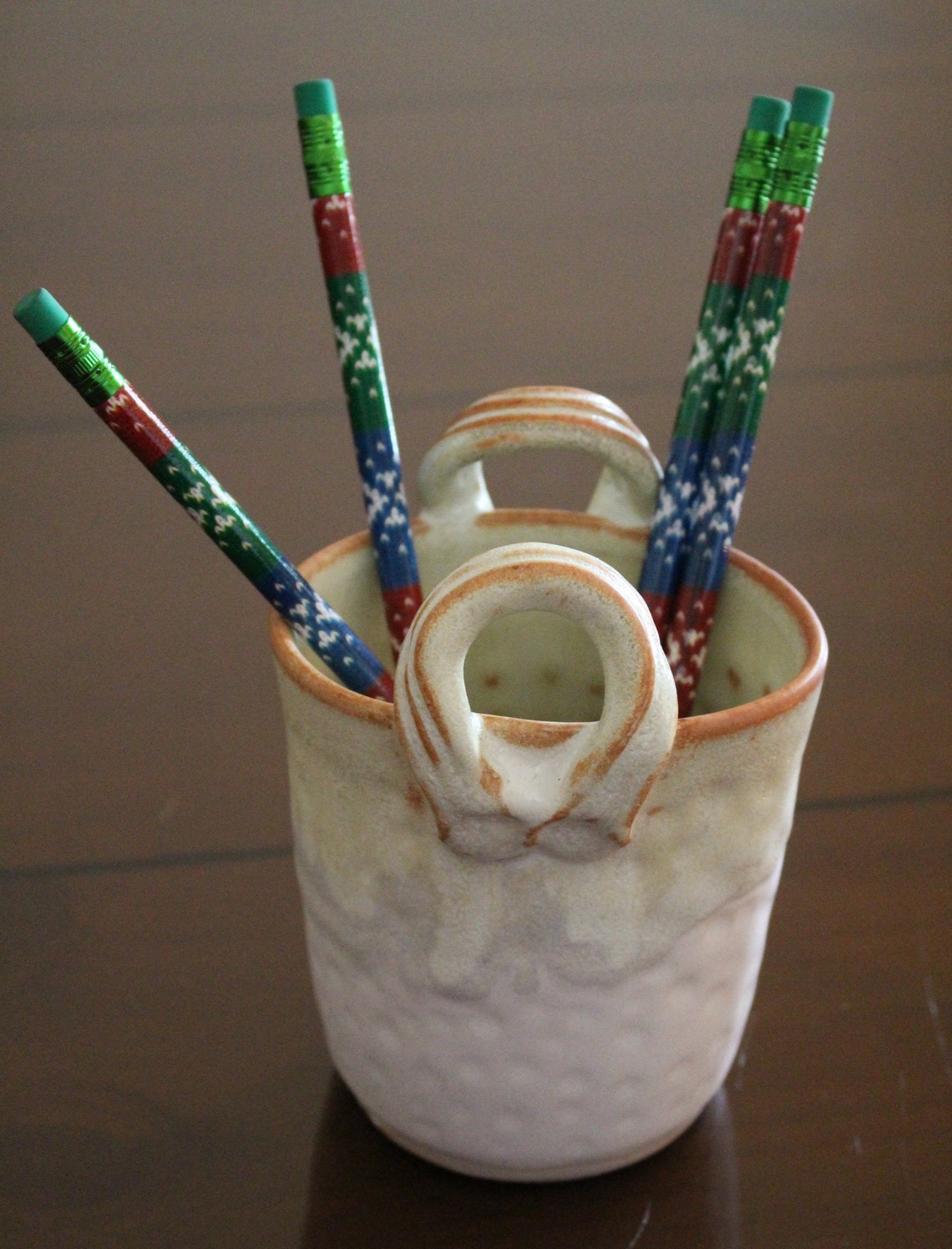 Ceramic Pencil Holder/ Handbag pencil holder Etsy Italia