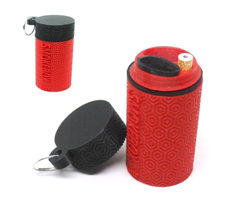 Smokebox One Hitter Hard Keychain Case Water Resistant Hemp Etsy
