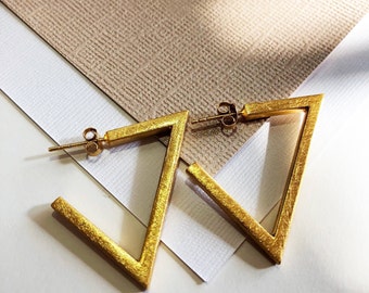 18k Gold Getaway Gold Ohrringe | 18k Gold Ohrringe | 18k Schmuck | Ohrringe | Ohrringe | Goldschmuck | Ohrringe | Hängeohrringe Silber