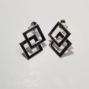 Sterling Silver &#39;Soulmate&#39; Stud Earrings | Earrings | Fashion Earrings | 925 Silver | Women&#39;s Jewelry | Jewelry | Silver Jewelry | Jewels