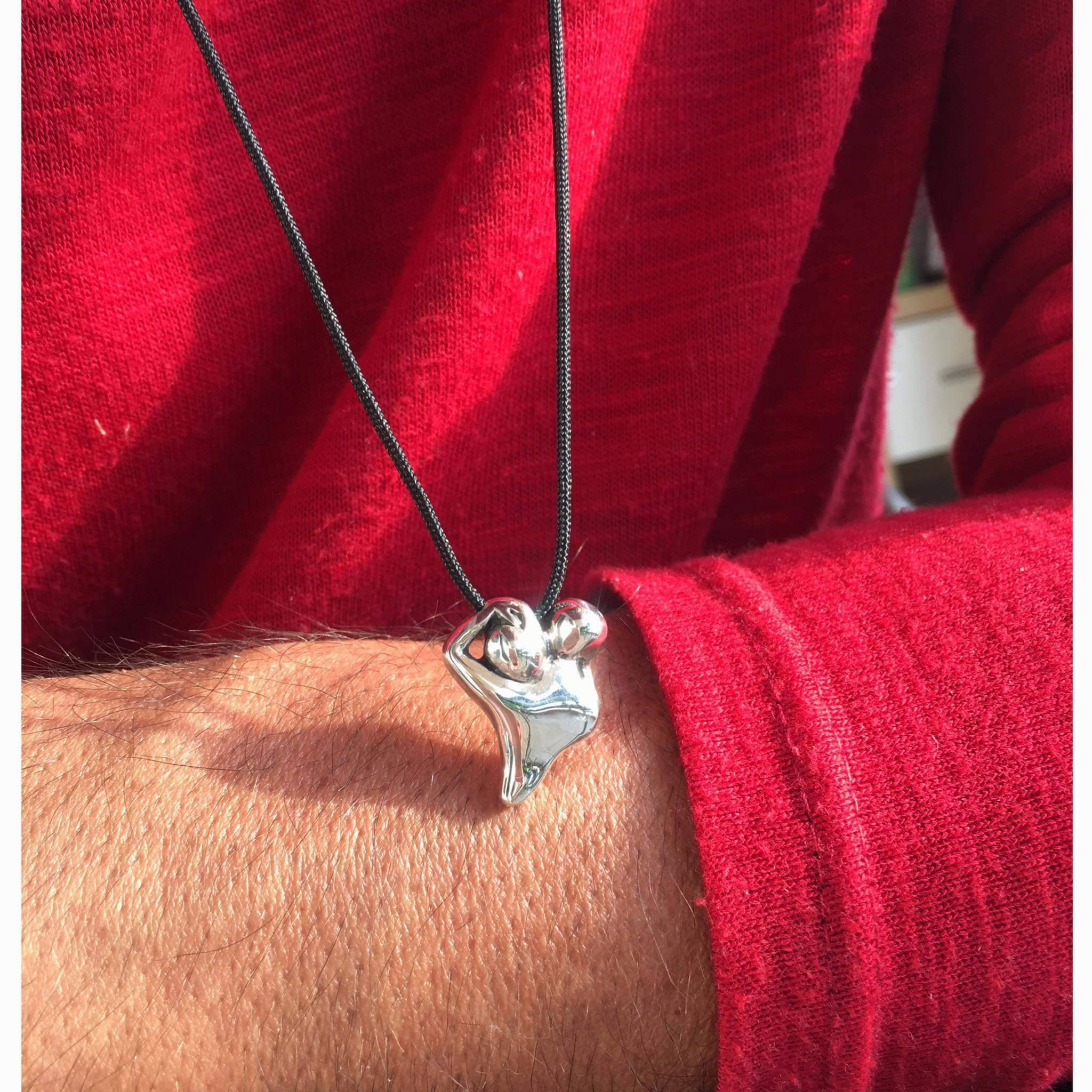 Hugging Necklace Pendant Couple Necklace Love Necklace Etsy Australia