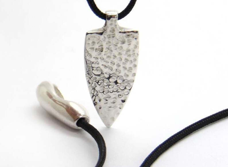 Necklace Silver Unisex necklace Pendant cord Silver 950