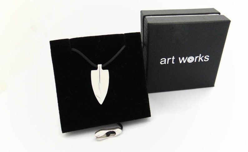 Necklace Silver Unisex necklace Pendant cord Silver 950