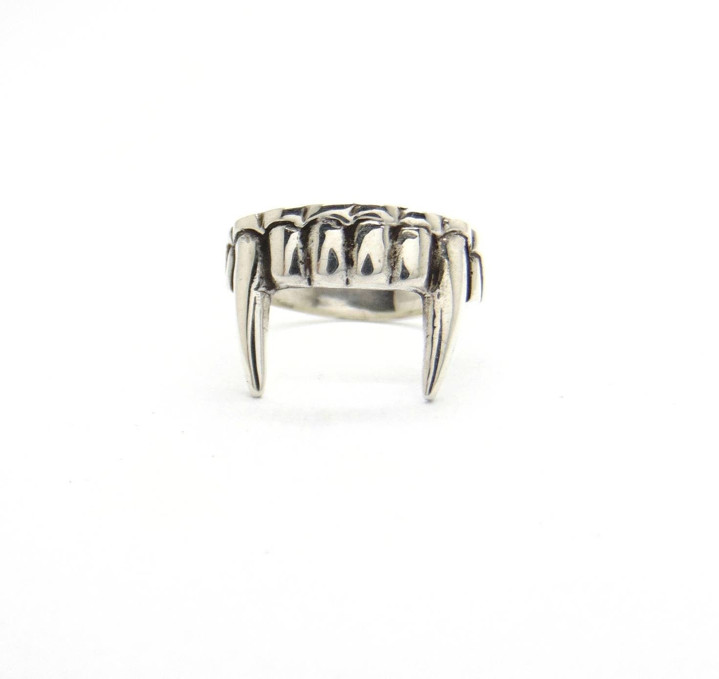 Vampire Teeth Stainless Steel Ring | atelier-yuwa.ciao.jp