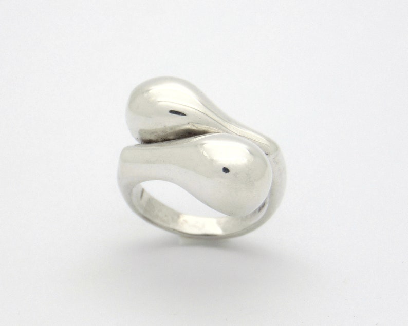 Statement dome ring Minimalist ring Unique ring Chunky dome ring Ring for womens Sterling silver Wide band ring Silver dome ring