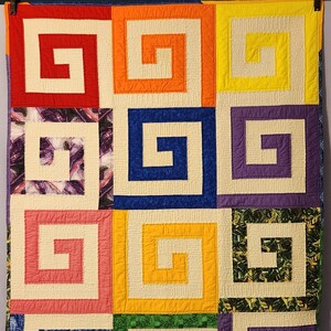 Wavy Maze quilt pattern digital download easy quilt pattern beginner quilt pattern jelly roll quilt pattern