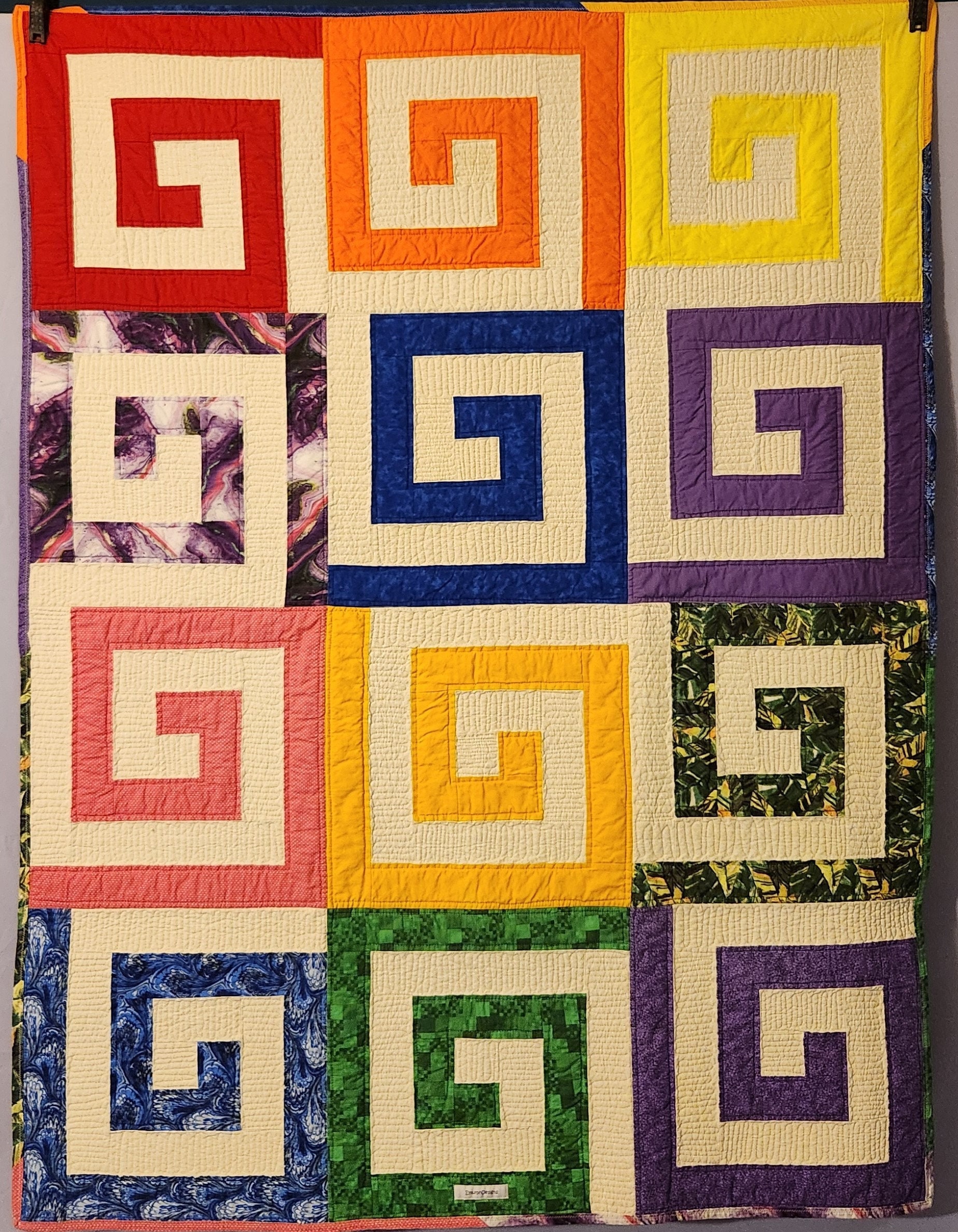 Wavy Maze Quilt Pattern Digital Download Easy Quilt Pattern Beginner ...