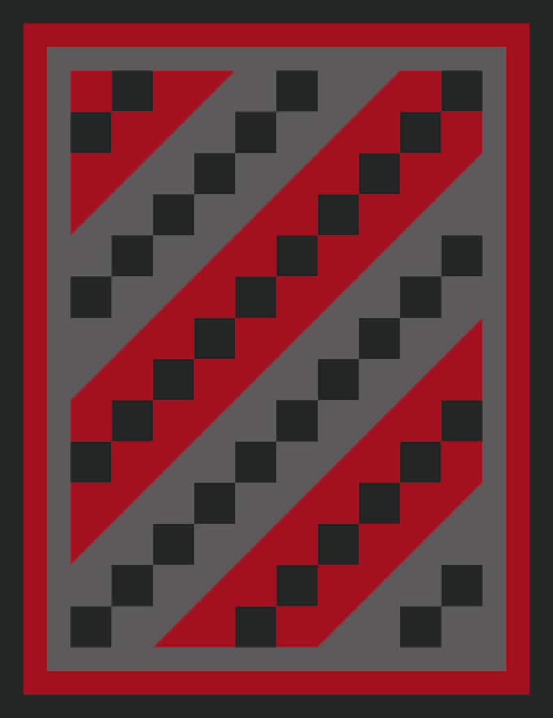 Jacob s Ladder Quilt Pattern Digital Download Pdf Easy Quilt Pattern