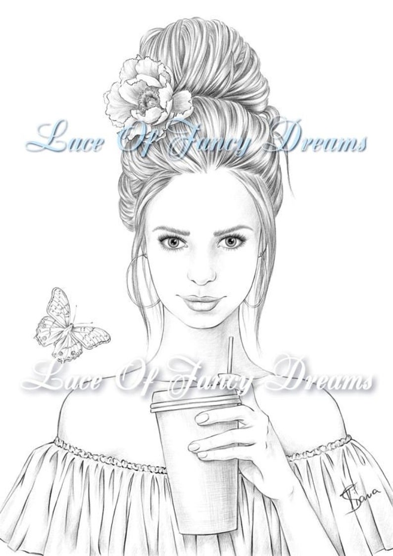 Pretty Ladies Coloring Pages Coloring Pages