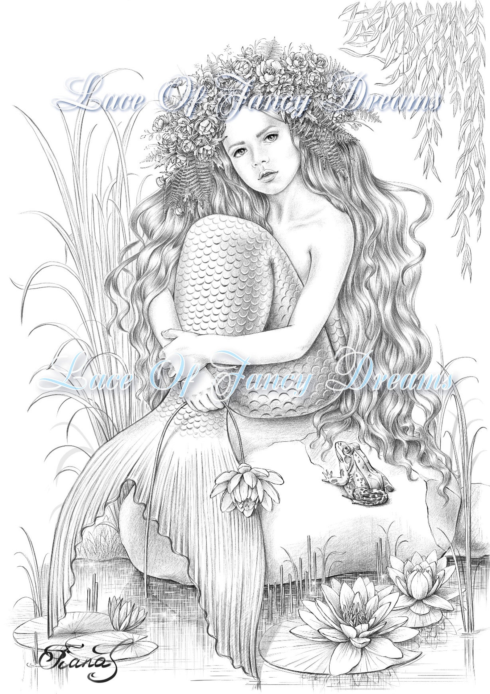 printable coloring pages for adults mermaids to print of - mermaid