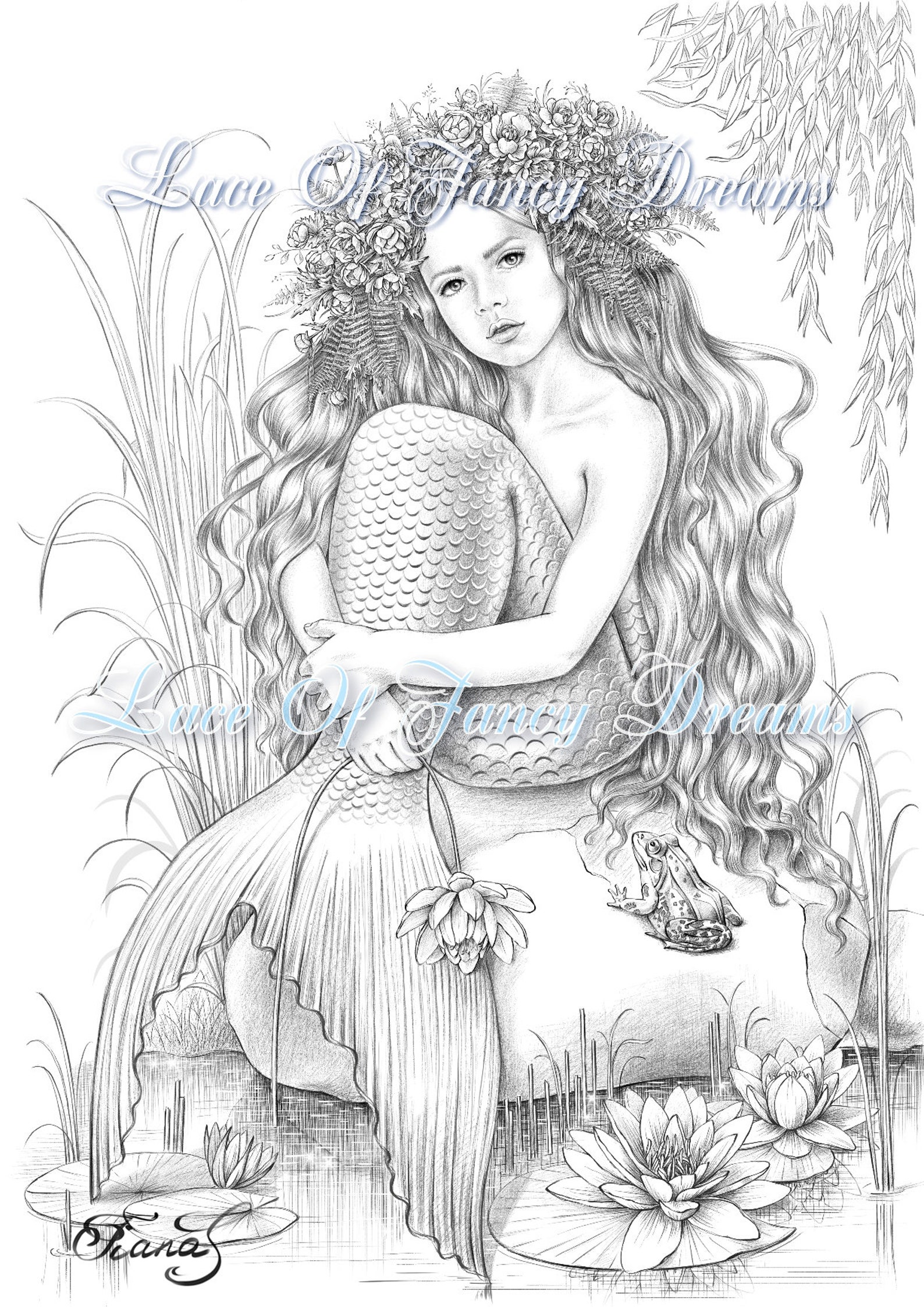 Mermaid Coloring Page Pdf Printable Coloring Pages For Adults Etsy Hong Kong Mermaid Coloring Page Pdf Printable Coloring Pages For Adults Etsy Hong Kong